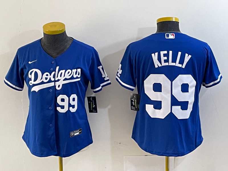 Women's Los Angeles Dodgers #99 Joe Kelly Number Blue Stitched Cool Base Nike Jerseys,We sell and wholesale Women's Los Angeles Dodgers #99 Joe Kelly Number Blue Stitched Cool Base Nike Jerseys on line form chian!